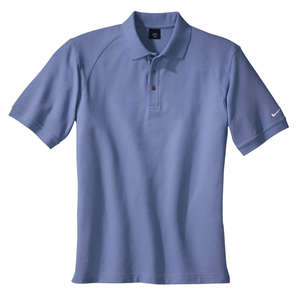 Nike Golf Pique Knit Sport Shirt - Dark/All Blue, Lake