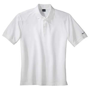 Nike Golf Pique Knit Sport Shirt - Dark/All White