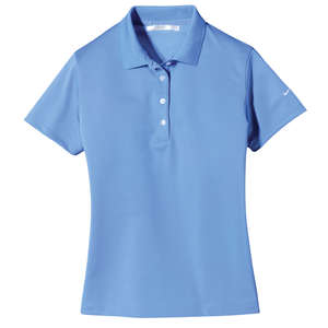 Nike Golf Ladies Tech Basic Dri-Fit Sport Shirt - Dark/All Blue, University