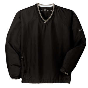 Nike Golf V-Neck Wind Shirt - Dark/All Black