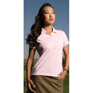 Nike Golf Ladies Dri-Fit Pique II Sport Shirt - Dark/All 