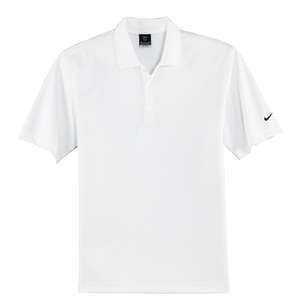 Nike Golf Dri-Fit UV Textured Sport Shirt - Dark/All White