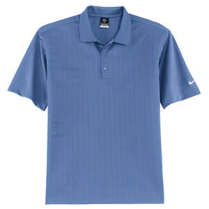 Nike Golf Dri-Fit UV Textured Sport Shirt - Dark/All Blue, Lake