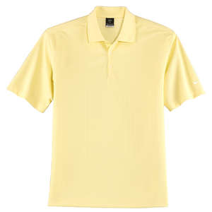 Nike Golf Dri-Fit UV Textured Sport Shirt - Dark/All Yellow, Cornsilk