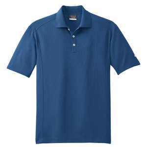 Nike Golf Dri-Fit Classic Sport Shirt - Dark/All Blue, French