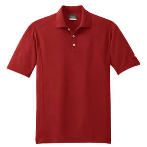 Nike Golf Dri-Fit Classic Sport Shirt - Dark/All Red, Varsity