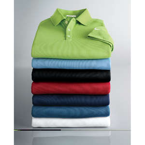 Nike Golf Ladies Dri-Fit Classic Sport Shirt - Dark/All