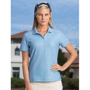Nike Golf Ladies Pique Knit Sport Shirt - Dark/All 