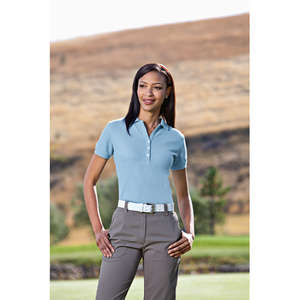 Nike Golf Ladies Pique Knit Sport Shirt - Dark/All 