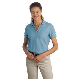 Nike Golf Ladies Pique Knit Sport Shirt - Dark/All 