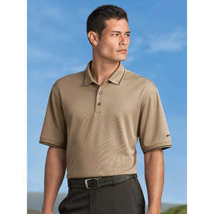 Nike Golf Dri-Fit Classic Tipped Sport Shirt - Dark/All 