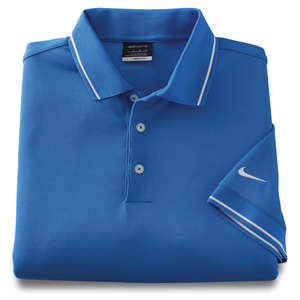 Nike Golf Dri-Fit Classic Tipped Sport Shirt - Dark/All 
