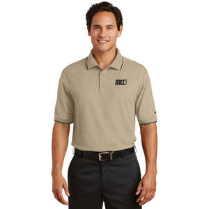 Custom Promotional Nike Golf Dri-Fit Classic Tipped Sport Shirt - Dark/All