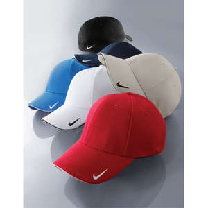 Nike Golf Dri-Fit Mesh Swoosh Flex Sandwich Cap - Dark/All