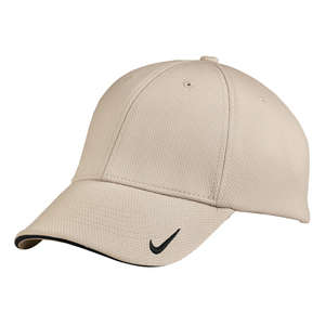 Nike Golf Dri-Fit Mesh Swoosh Flex Sandwich Cap - Dark/All Gray, Birch