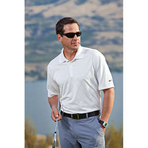 Nike Golf Dri-Fit Cross-Over Texture Sport Shirt - Dark/All