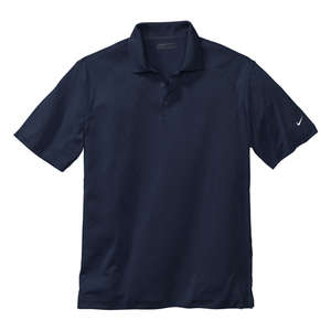 Nike Golf Dri-Fit Cross-Over Texture Sport Shirt - Dark/All Blue, Midnight