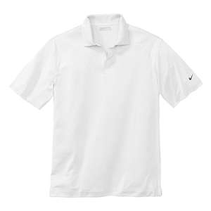 Nike Golf Dri-Fit Cross-Over Texture Sport Shirt - Dark/All White