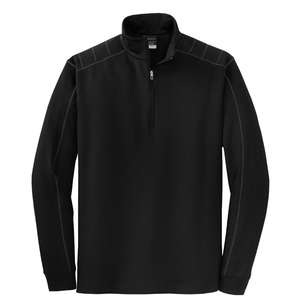 Nike Golf Dri-Fit Half-Zip Cover-Up - Dark/All Black/Gray