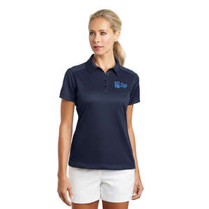 Custom Promotional Nike Golf Ladies Dri-Fit Pebble Texture Sport Shirt - Dark/All