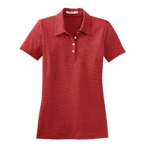 Ladies Nike Sphere Dry Diamond Sport Shirt - Dark/All Red, Varsity