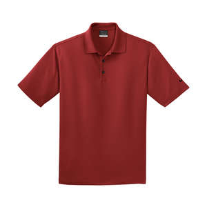 Nike Golf Dri-Fit Micro Pique Sport Shirt - Dark/All Red, Team