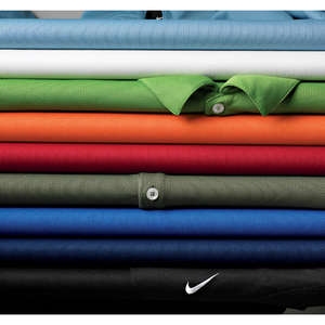 Nike Golf Dri-Fit Pebble Texture Sport Shirt - Dark/All