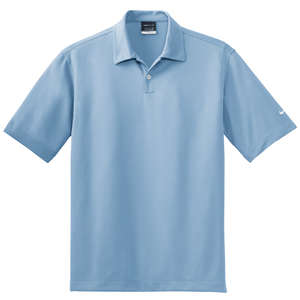 Nike Golf Dri-Fit Pebble Texture Sport Shirt - Dark/All Blue, Fair