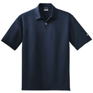 Nike Golf Dri-Fit Pebble Texture Sport Shirt - Dark/All Blue, Midnight