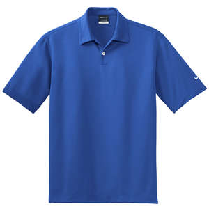 Nike Golf Dri-Fit Pebble Texture Sport Shirt - Dark/All Blue, Varsity Royal