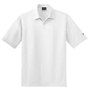 Nike Golf Dri-Fit Pebble Texture Sport Shirt - Dark/All White