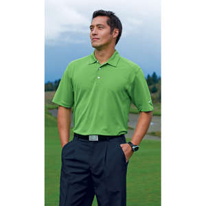 Nike Golf Dri-Fit Mini Texture Sport Shirt - Dark/All