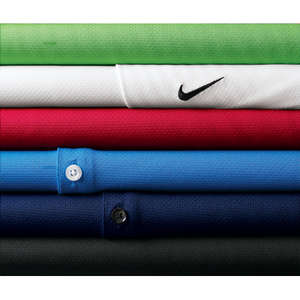 Nike Golf Dri-Fit Mini Texture Sport Shirt - Dark/All