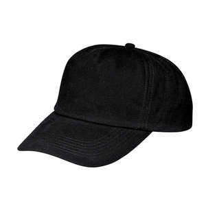Port Authority Brushed Canvas Cap - Dark/All Black