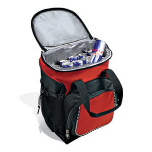 OGIO Pulley Cooler - Dark/All Red, Fire