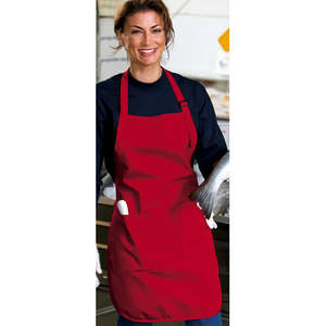 Port Authority Full Length Apron with Pockets - Dark/All