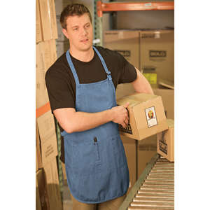 Port Authority Full Length Apron with Pockets - Dark/All