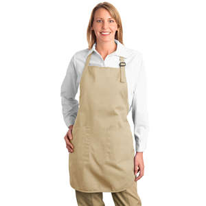Port Authority Full Length Apron with Pockets - Dark/All Stone