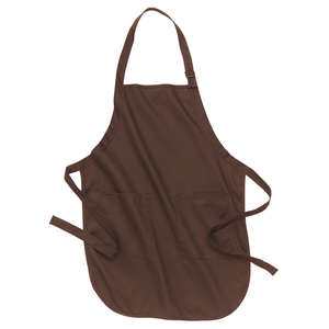 Port Authority Full Length Apron with Pockets - Dark/All