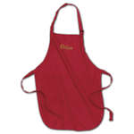 Logo Promotional Products - Port Authority Full Length Apron with Pockets - Dark/All