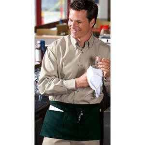 Port Authority Waist Apron with Pockets - Dark/All 