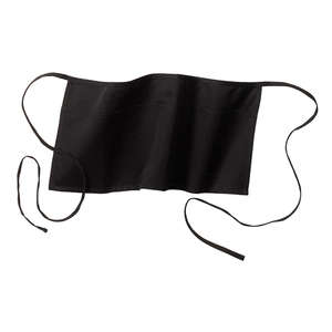 Port Authority Waist Apron with Pockets - Dark/All Black