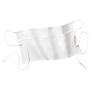 Port Authority Waist Apron with Pockets - Dark/All White