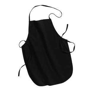 Port Authority Full Length Apron - Dark/All Black