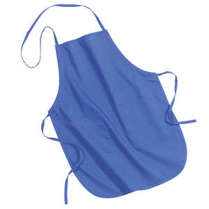 Port Authority Full Length Apron - Dark/All Blue, Faded
