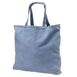 Port and Company Convention Tote - Dark/All Blue, Washed Denim