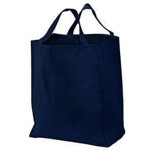 Port and Company Grocery Tote - Dark/All Blue, Navy