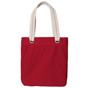 Port Authority Allie Tote - Dark/All Red, Sangria