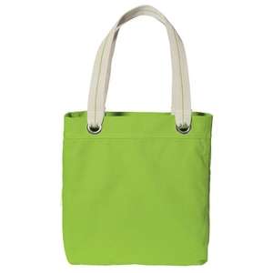 Port Authority Allie Tote - Dark/All Lime, Shock