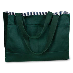Port and Company Double Pocket Tote - Dark/All